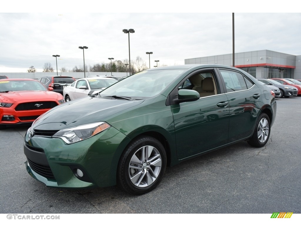 2014 Corolla LE Eco - 4Evergreen Mica / Ash photo #7