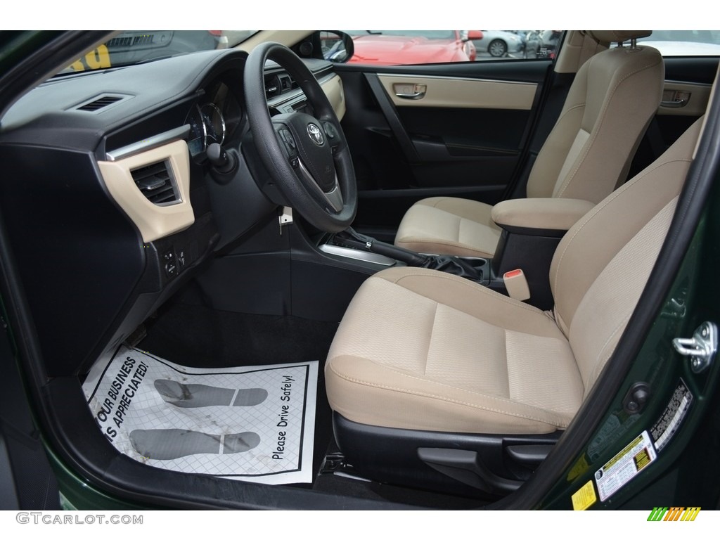 2014 Corolla LE Eco - 4Evergreen Mica / Ash photo #9