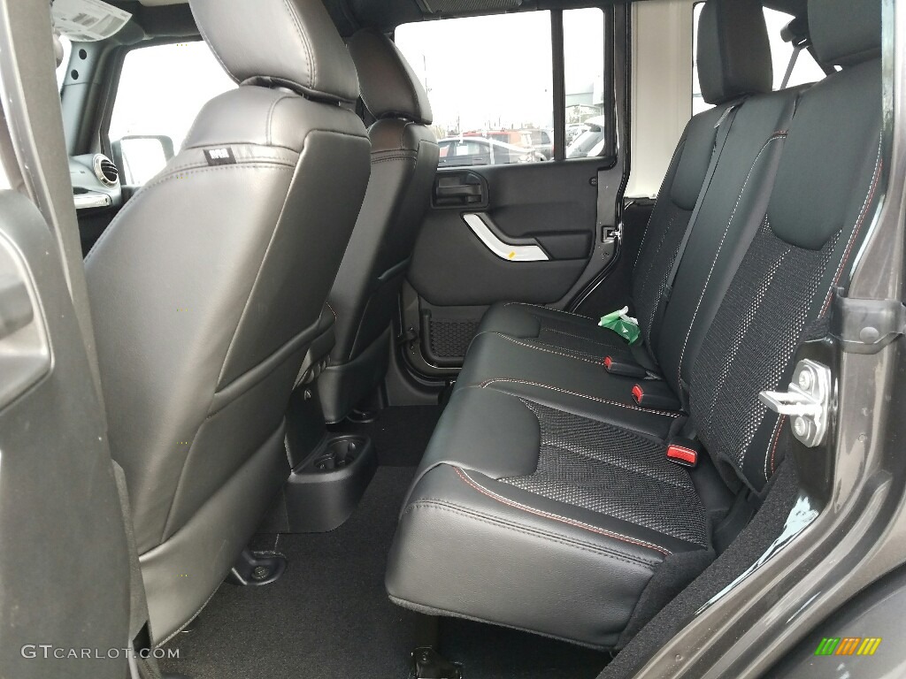 2017 Jeep Wrangler Unlimited 75th Anniversary Edition 4x4 Rear Seat Photos