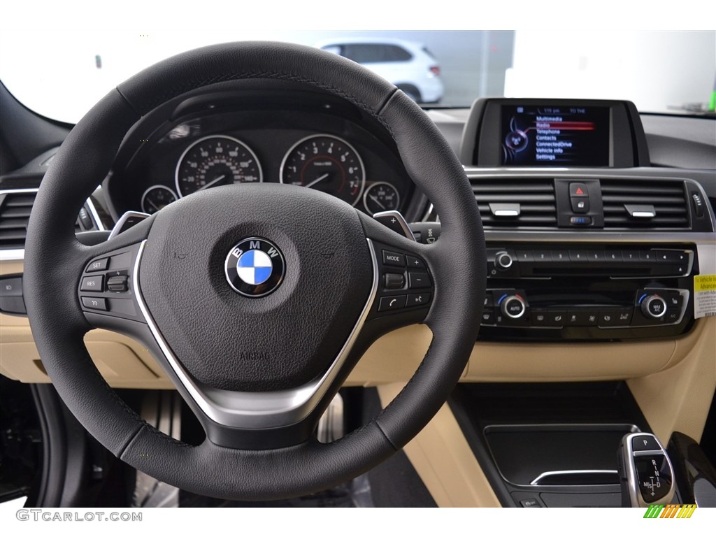 2017 3 Series 330i Sedan - Black Sapphire Metallic / Venetian Beige/Black photo #14