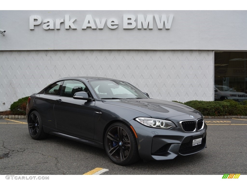 2016 M2 Coupe - Mineral Grey Metallic / Black/Blue Highlight photo #1