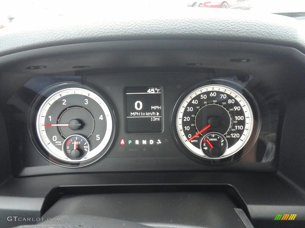 2017 Ram 5500 Tradesman Regular Cab 4x4 Chassis Gauges Photo #117540794