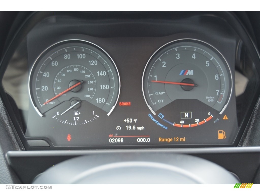 2016 M2 Coupe - Mineral Grey Metallic / Black/Blue Highlight photo #22