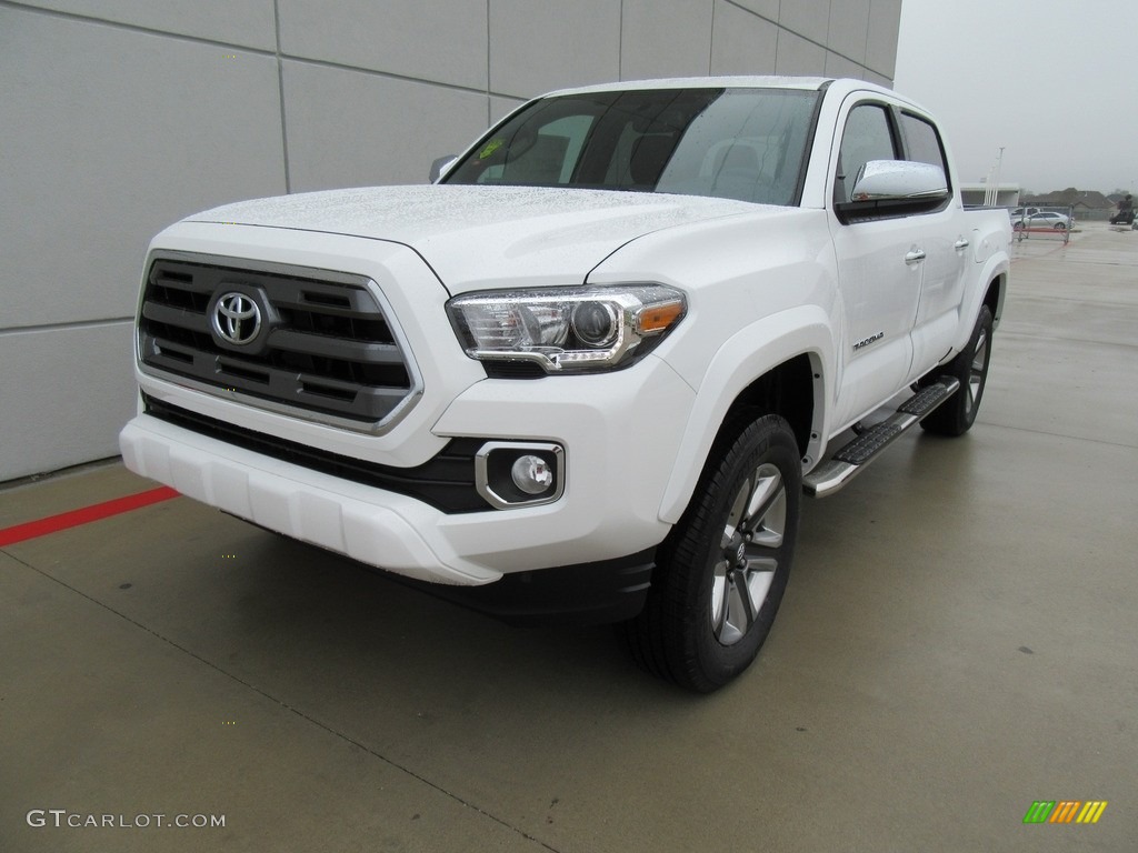 Super White 2017 Toyota Tacoma Limited Double Cab 4x4 Exterior Photo #117541445