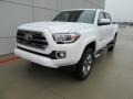 Super White 2017 Toyota Tacoma Limited Double Cab 4x4 Exterior