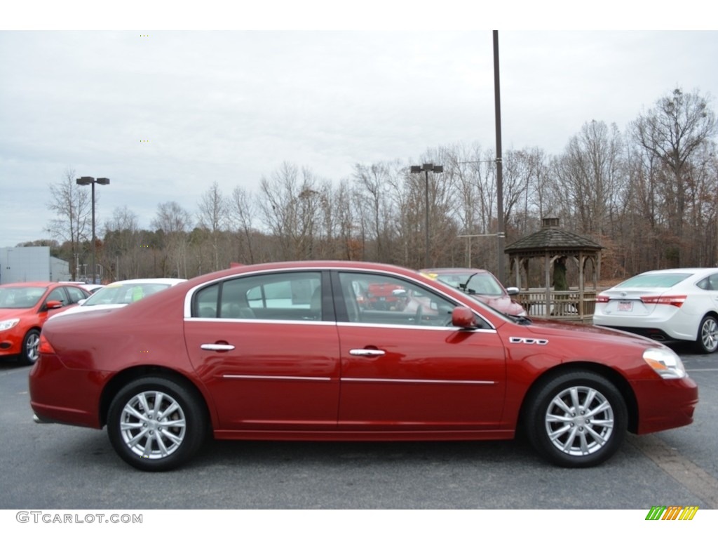 2011 Lucerne CXL - Crystal Red Tintcoat / Cocoa/Cashmere photo #2