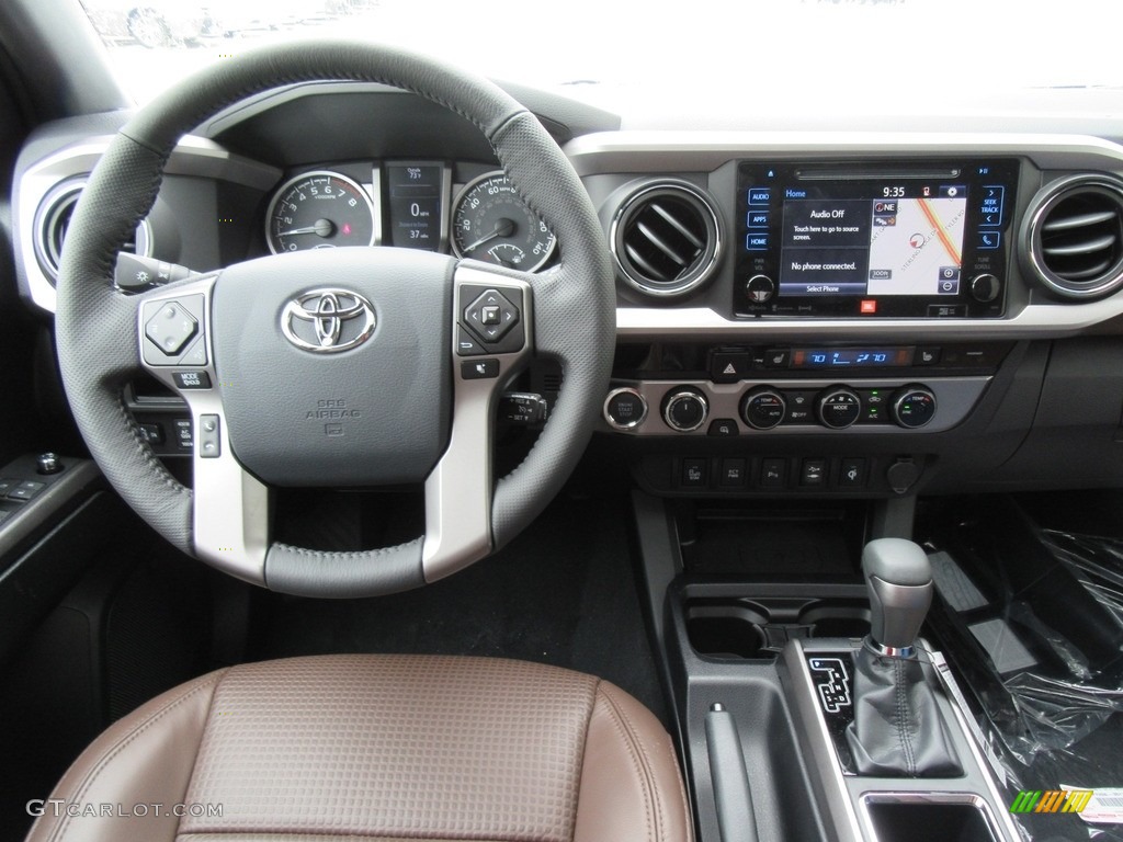 2017 Toyota Tacoma Limited Double Cab 4x4 Limited Hickory Dashboard Photo #117541895