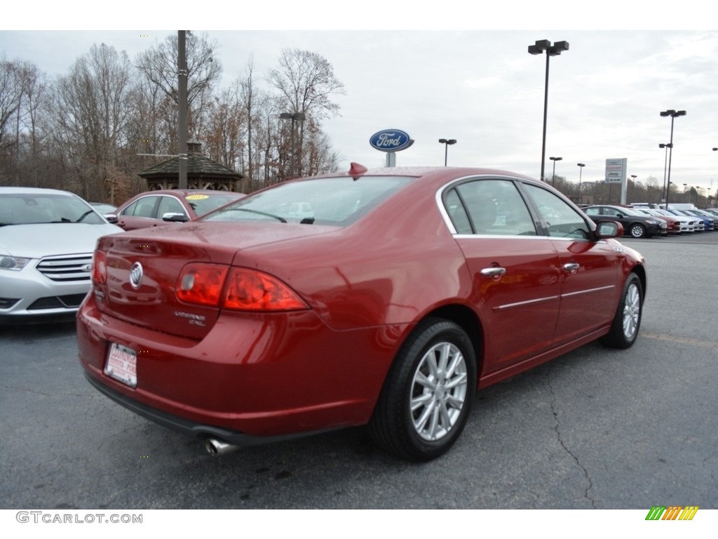 2011 Lucerne CXL - Crystal Red Tintcoat / Cocoa/Cashmere photo #3