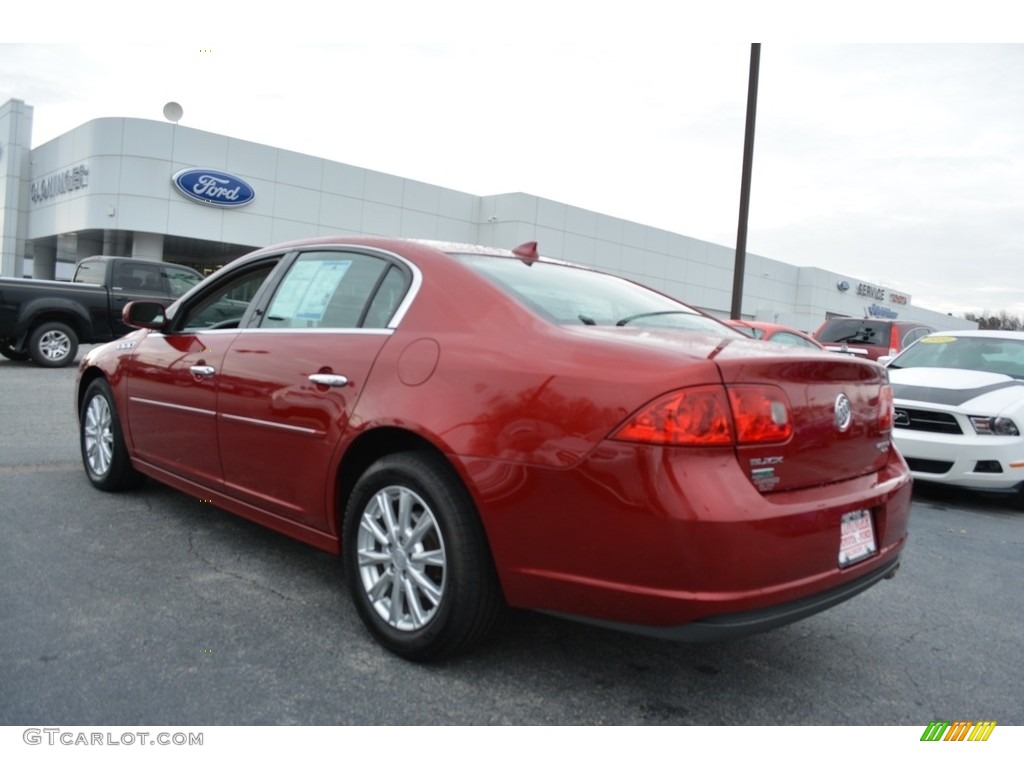 2011 Lucerne CXL - Crystal Red Tintcoat / Cocoa/Cashmere photo #5