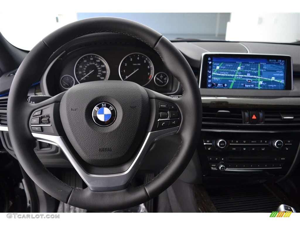 2017 BMW X5 sDrive35i Black Dashboard Photo #117543404