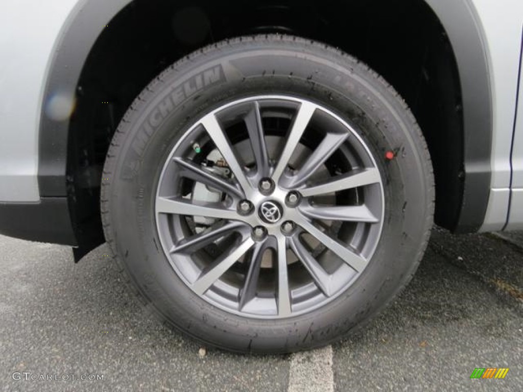 2017 Highlander XLE - Celestial Silver Metallic / Ash photo #4