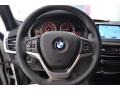 2017 BMW X5 Black Interior Steering Wheel Photo