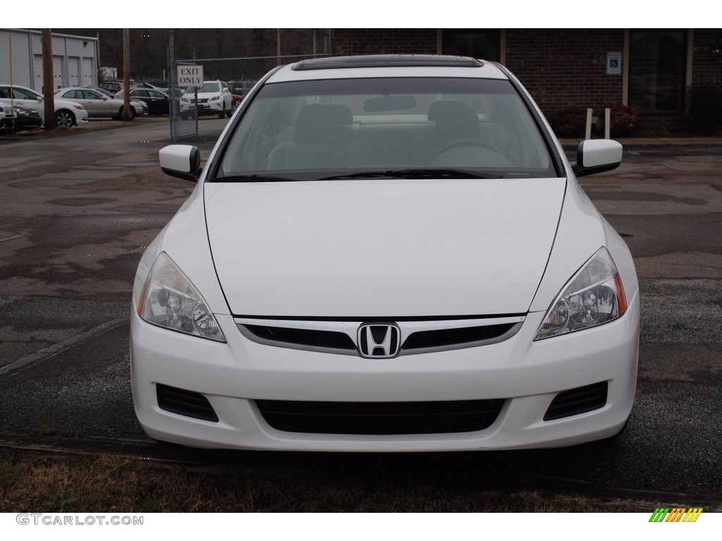 2006 Accord LX V6 Sedan - Taffeta White / Ivory photo #8