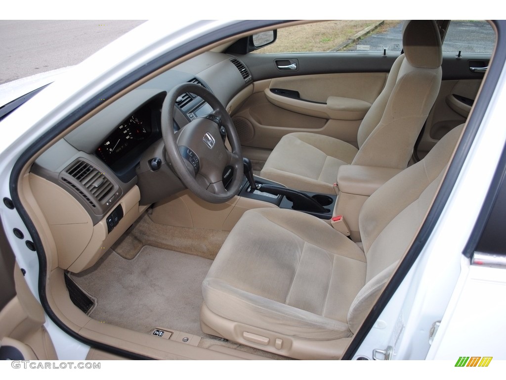 2006 Accord LX V6 Sedan - Taffeta White / Ivory photo #11