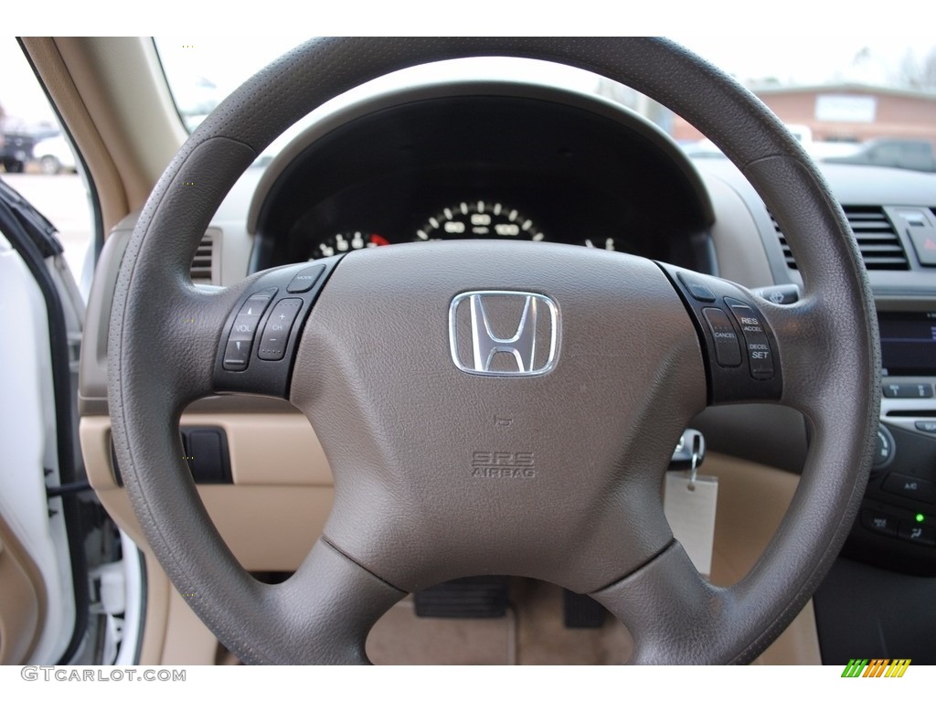 2006 Accord LX V6 Sedan - Taffeta White / Ivory photo #13