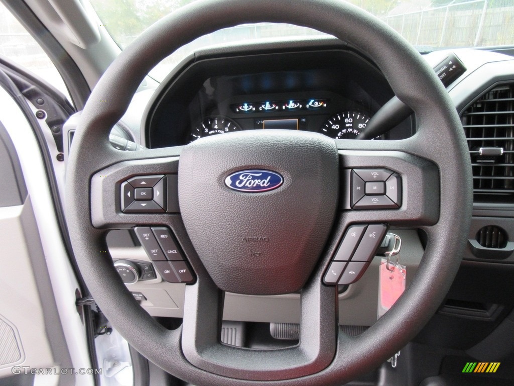 2017 Ford F150 XL Regular Cab Earth Gray Steering Wheel Photo #117548405