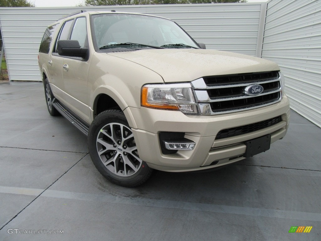 White Gold 2017 Ford Expedition EL XLT Exterior Photo #117548984
