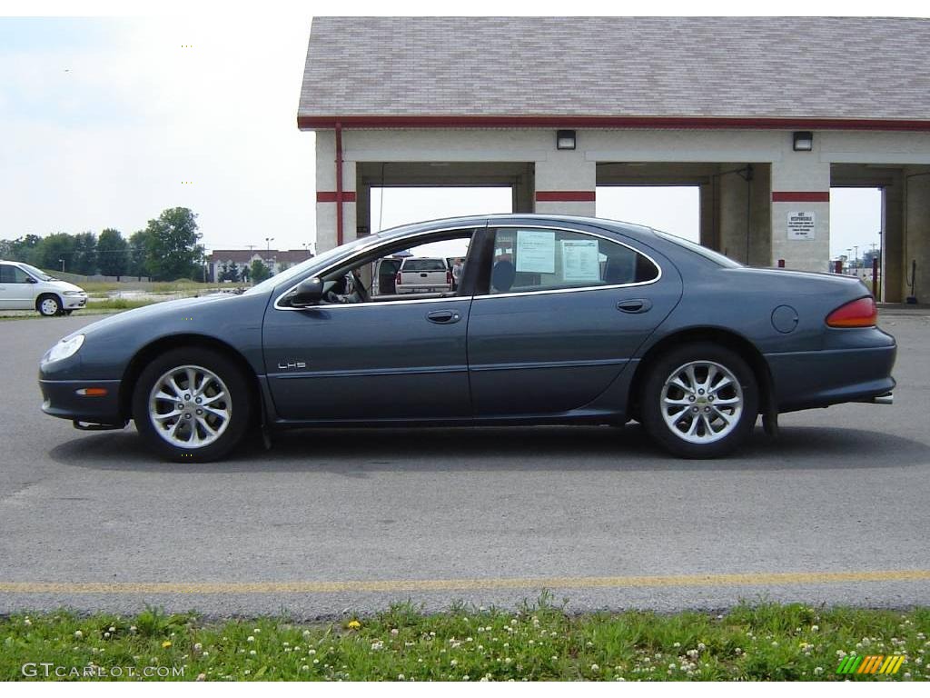 2001 LHS Sedan - Shale Green Metallic / Dark Slate Gray photo #2