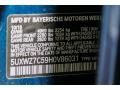 2017 Deep Sea Blue Metallic BMW X3 sDrive28i  photo #10