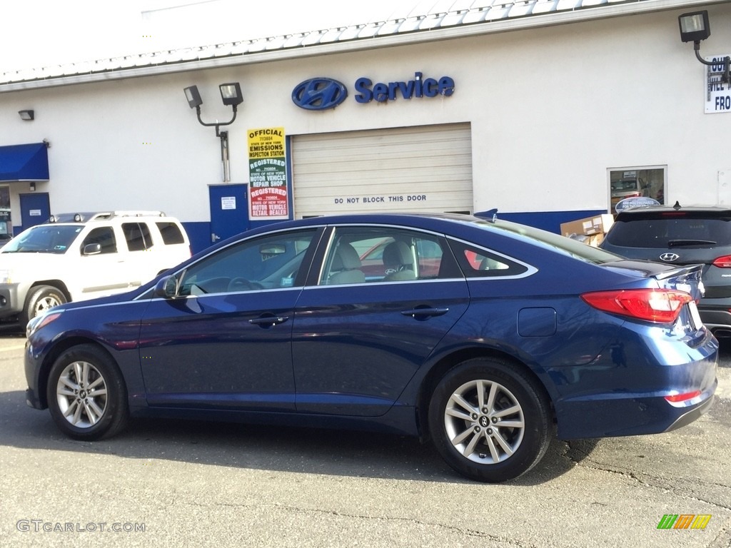 2016 Sonata SE - Lakeside Blue / Gray photo #6