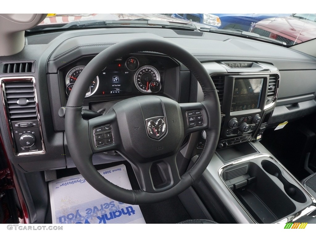 2017 1500 Sport Quad Cab 4x4 - Delmonico Red Pearl / Black/Diesel Gray photo #8