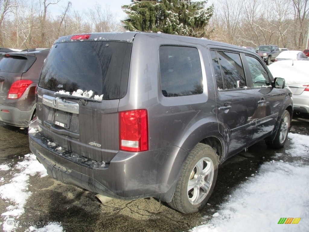 2015 Pilot EX-L 4WD - Modern Steel Metallic / Beige photo #3