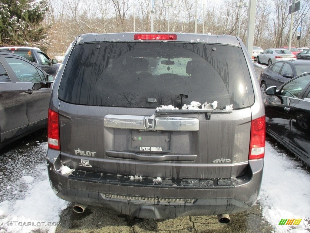 2015 Pilot EX-L 4WD - Modern Steel Metallic / Beige photo #4