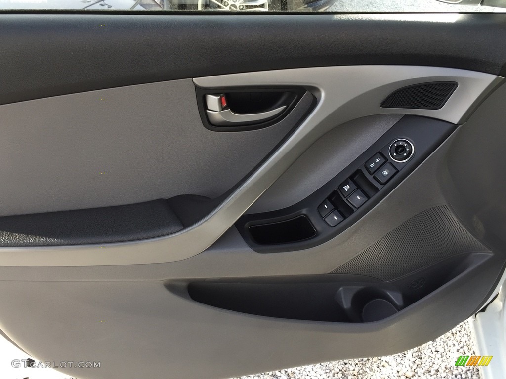 2016 Elantra Limited - White / Beige photo #7