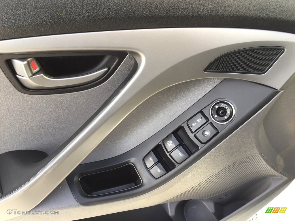 2016 Elantra Limited - White / Beige photo #8