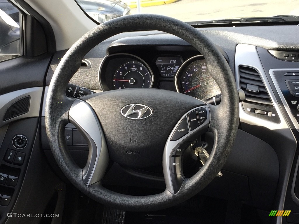 2016 Elantra Limited - White / Beige photo #15