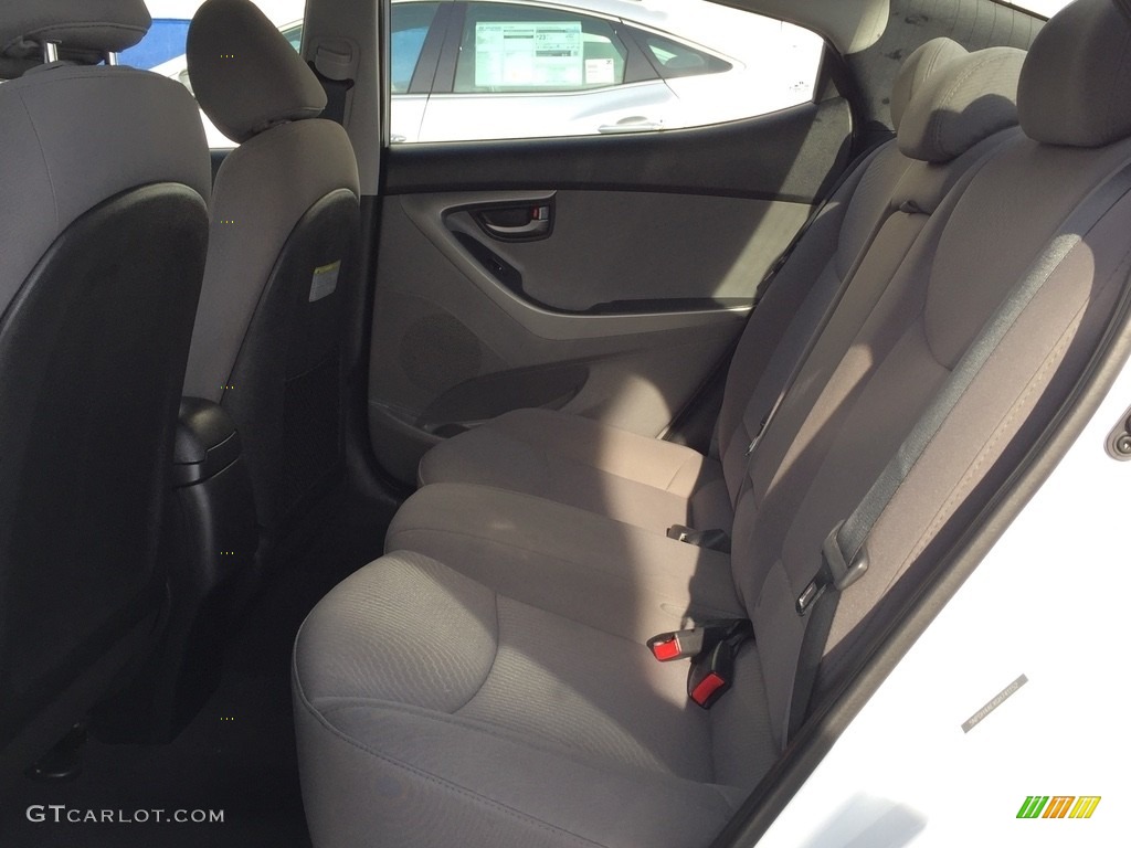 2016 Elantra Limited - White / Beige photo #18