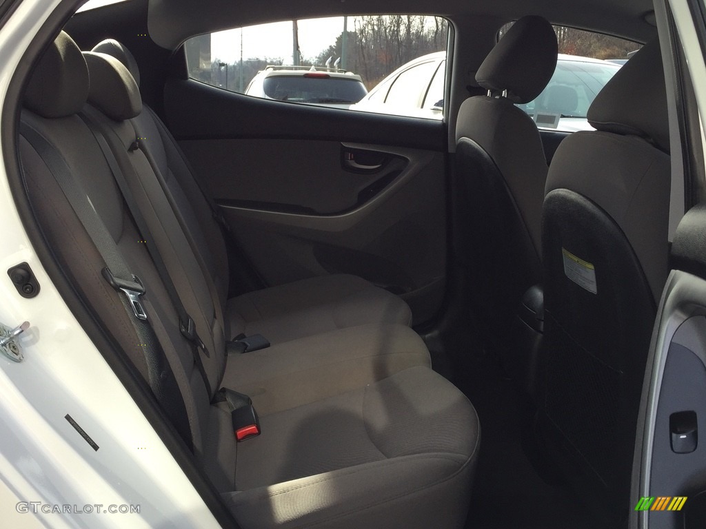 2016 Elantra Limited - White / Beige photo #21