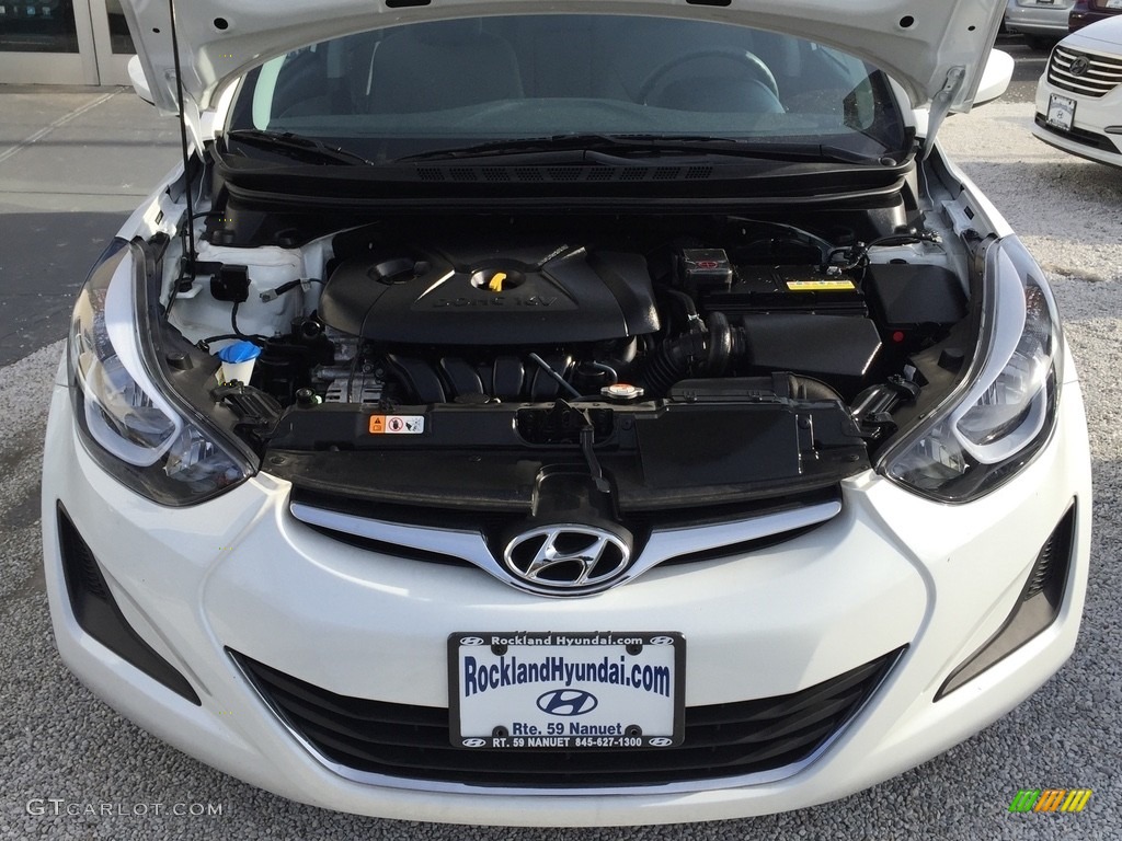 2016 Elantra Limited - White / Beige photo #26