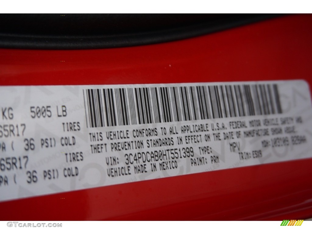 2017 Journey SE - Redline 2K / Black photo #9