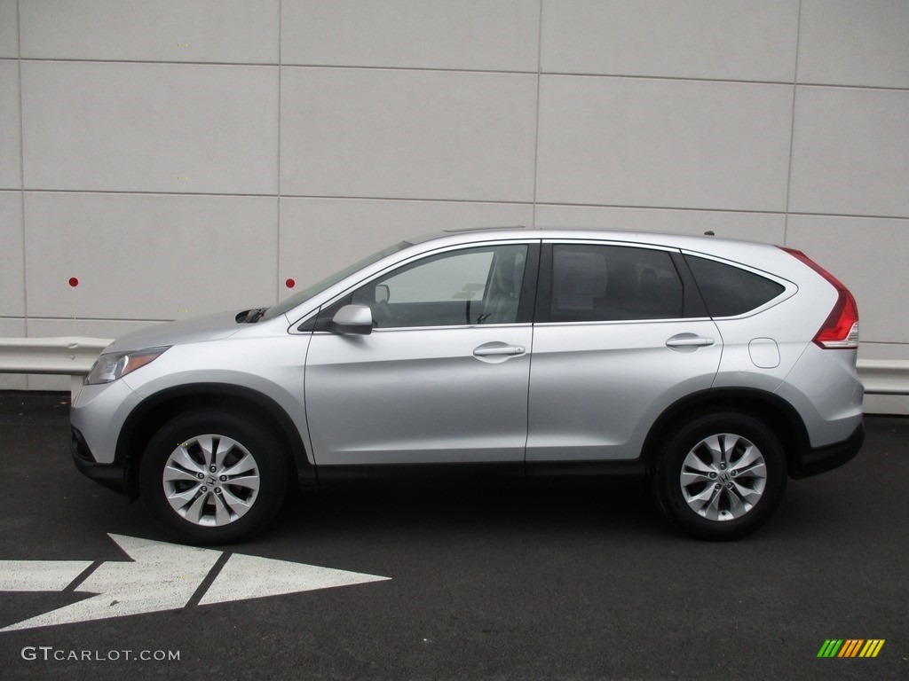 2014 CR-V EX AWD - Alabaster Silver Metallic / Gray photo #2
