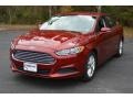 2016 Ruby Red Metallic Ford Fusion SE  photo #9