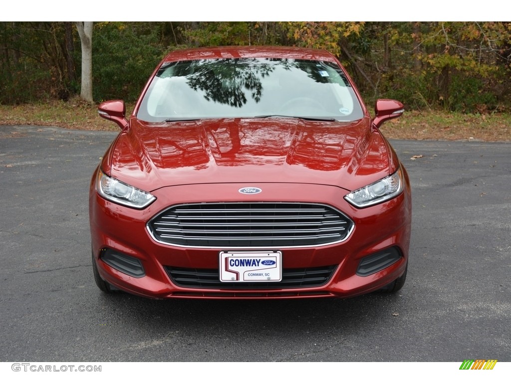 2016 Fusion SE - Ruby Red Metallic / Charcoal Black photo #10