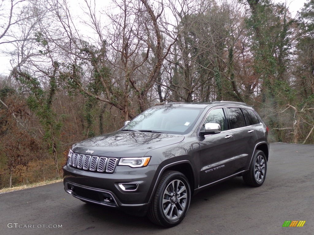 2017 Grand Cherokee Overland 4x4 - Granite Crystal Metallic / Brown/Light Frost Beige photo #2