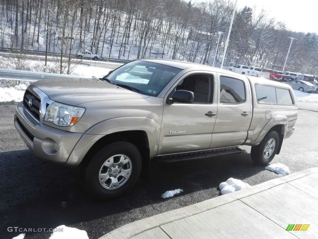 2008 Tacoma V6 SR5 Double Cab 4x4 - Desert Sand Mica / Taupe photo #7