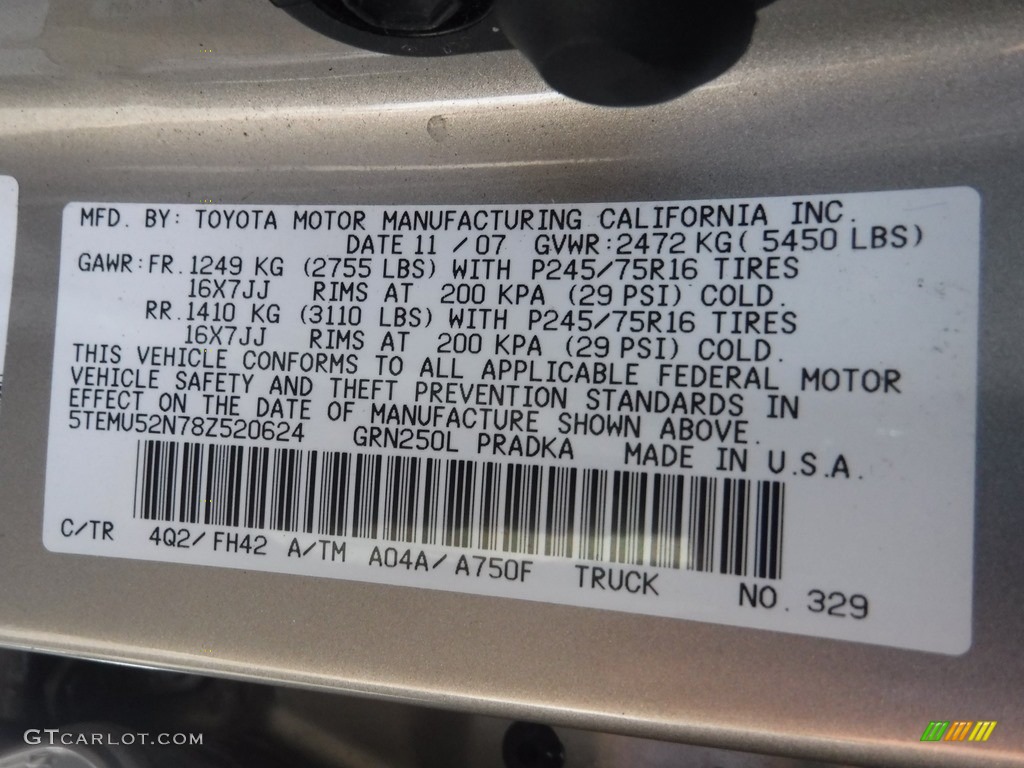 2008 Tacoma V6 SR5 Double Cab 4x4 - Desert Sand Mica / Taupe photo #26