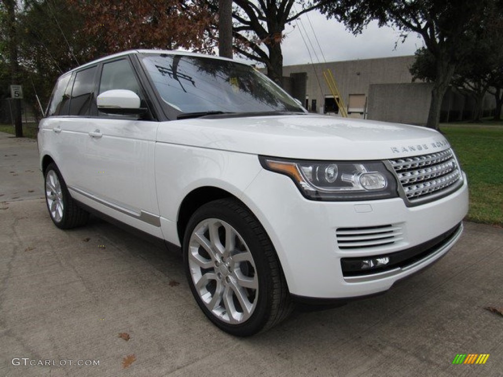 2016 Range Rover Supercharged - Fuji White / Espresso/Almond photo #2