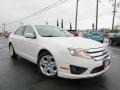 2010 White Suede Ford Fusion SE #117550610