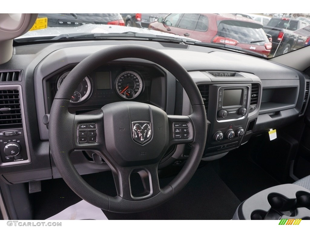 2017 1500 Express Quad Cab - Bright Silver Metallic / Black/Diesel Gray photo #8