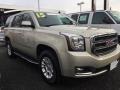 2015 Champagne Silver Metallic GMC Yukon SLE 4WD  photo #3