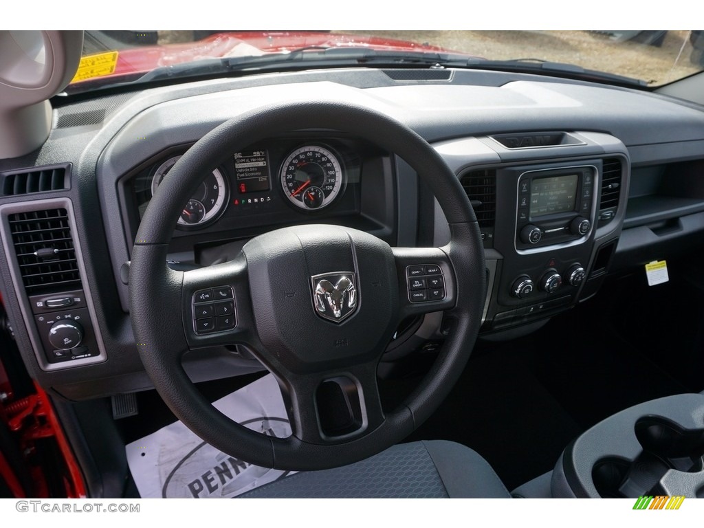 2017 1500 Express Quad Cab - Flame Red / Black/Diesel Gray photo #7