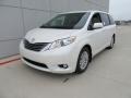 Blizzard White Pearl - Sienna XLE Photo No. 7