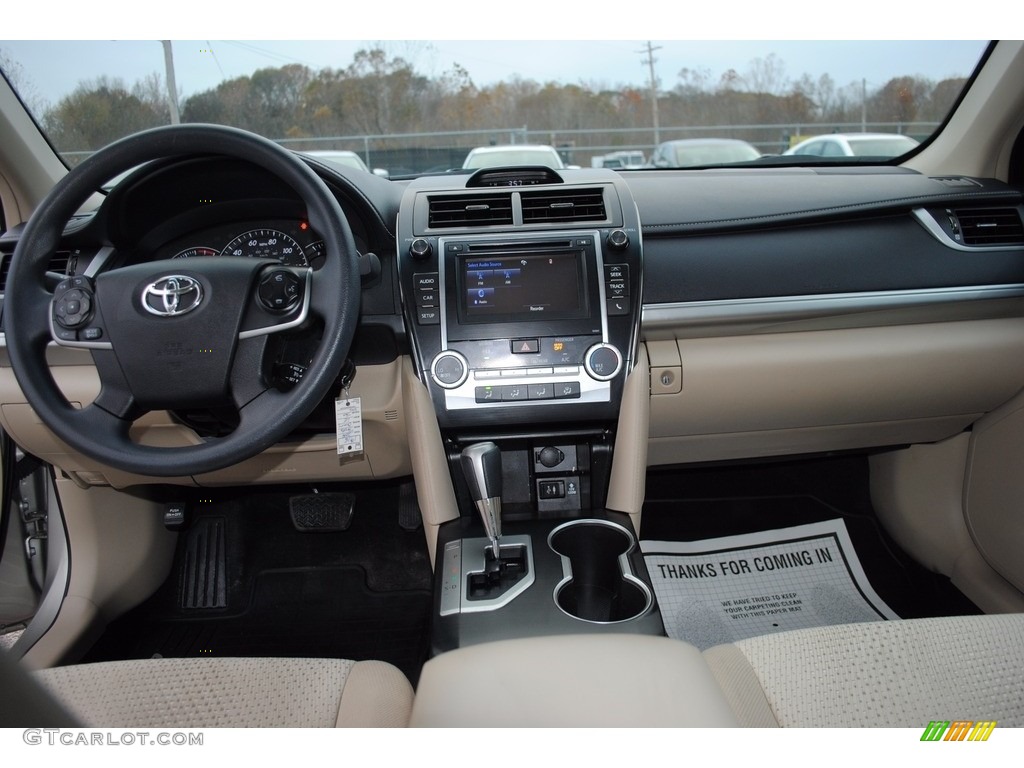 2014 Camry LE - Creme Brulee Metallic / Ivory photo #9