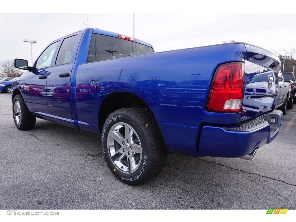 2017 1500 Express Quad Cab - Blue Streak Pearl / Black/Diesel Gray photo #2