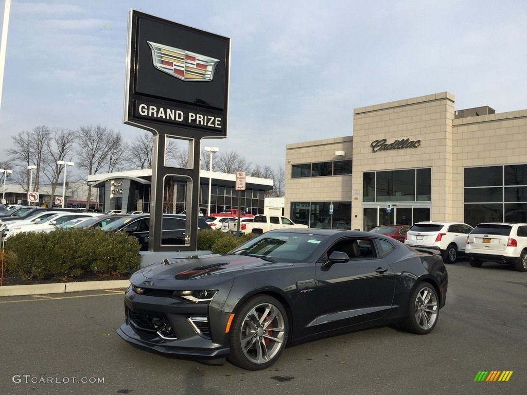 2017 Camaro SS Coupe 50th Anniversary - Nightfall Gray Metallic / 50th Anniversary Jet Black/Dark Gray photo #1