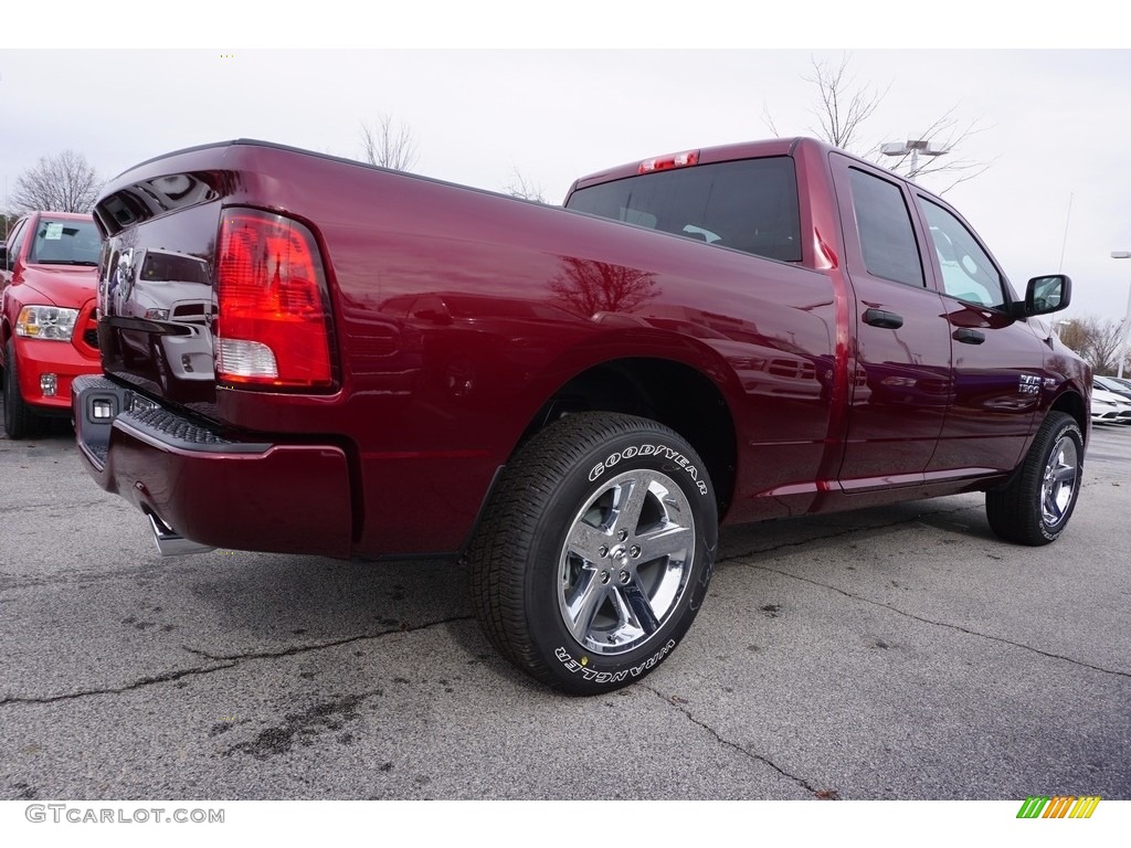 2017 1500 Express Quad Cab - Delmonico Red Pearl / Black/Diesel Gray photo #3